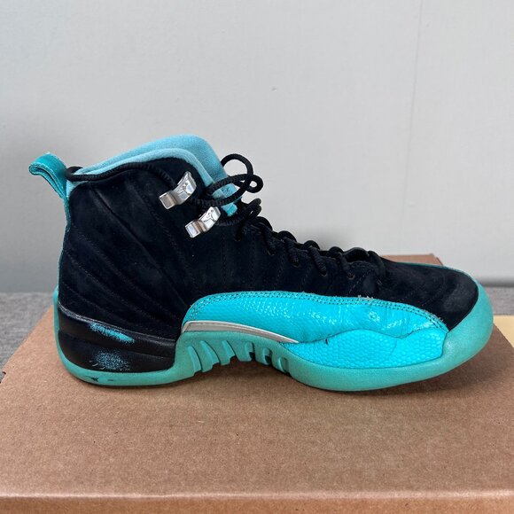 Jordan 12 Retro Hyper Jade Sneaker Shoes (GS) Kids 6.5Y 510815-017 - Picture 6 of 16
